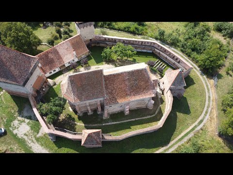 Our love for Transylvania - 6 Saxon villages seen from above Gherdeal, Cincsor, Mesendorf, Alma Vii