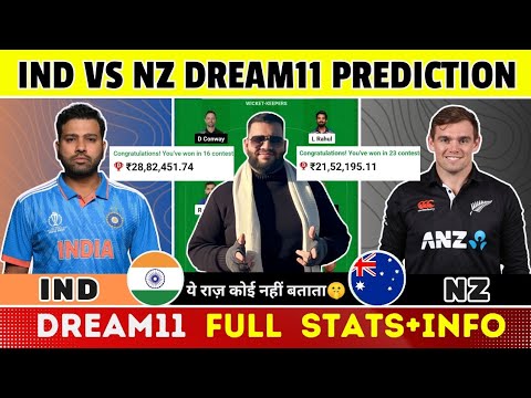 IND vs NZ Dream11 Prediction|IND vs NZ Dream11|IND vs NZ Dream11 Team|