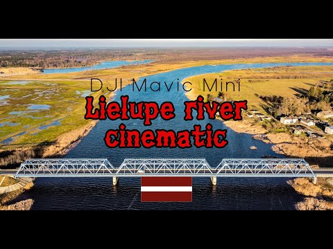 DJI Mavic mini cinematic footage | Lielupe river | Latvia