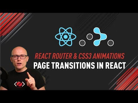 How to create page transitions with React Router