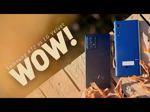 Samsung A72 5G vs LG Velvet 5G camera shootout! WOW! Battle of the popular midrange phones!