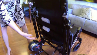 Four Easy Steps to Open Your Airhawk Folding Power Wheelchair