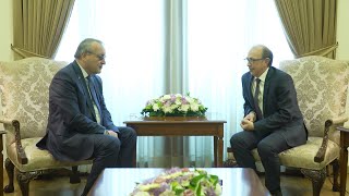 ԱԳ նախարար Արա Այվազյանի հանդիպումը Արցախի ԱԺ նախագահ Արթուր Թովմասյանի հետ