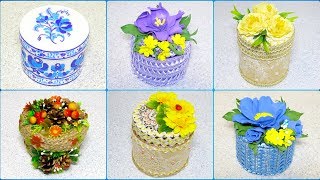 Шкатулка своими руками. 4 варианта / DIY