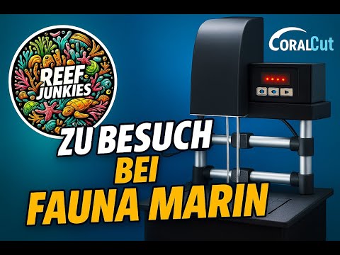 Reefjunkies & Denso’s Reef bei Fauna Marin | CoralCut Pro Korallensäge erklärt von Claude Schumacher