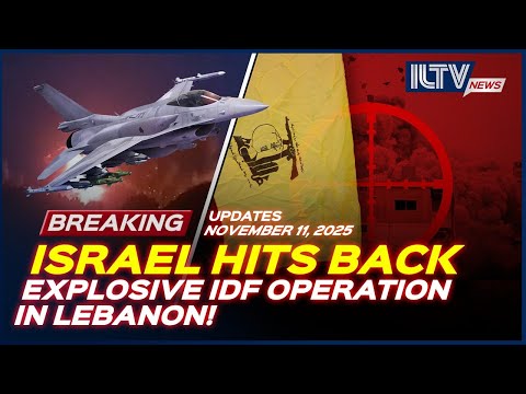 Israel Daily News – November 11, 2025 | Israel Hits Back — Massive IDF Strike in Lebanon
