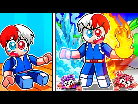 Birth to SHOTO TODOROKI in Roblox Strongest Battlegrounds!