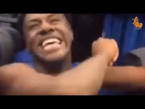 Nathanael mbuku met l’ambiance au bus des léopards après une victoire contre la Tanzanie