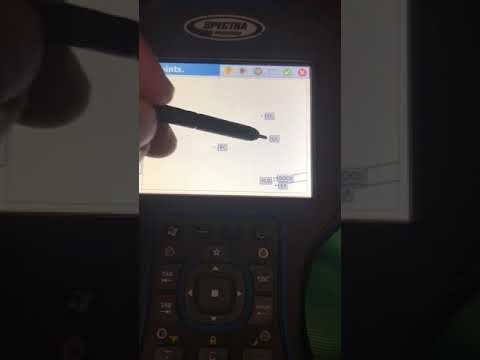 Create a New polyline by tapping points in SurveyPro TSC3