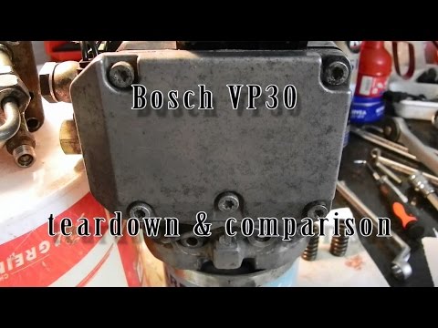 Bosch VP30 Rover - pump teardown , comparison & look inside