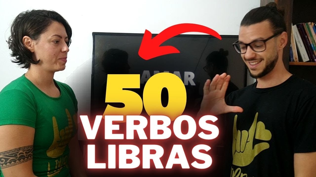 50 verbos básicos em Libras - Aula para iniciantes
