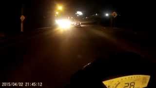preview picture of video 'Capeando el taco camino Alerce-Pto Montt. Honda Invicta CB150F SJ4000'