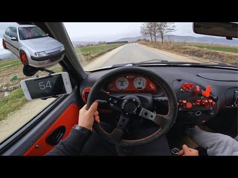 Citroen Saxo 1.6 VTS 1998 [180HP] - POV Test Drive