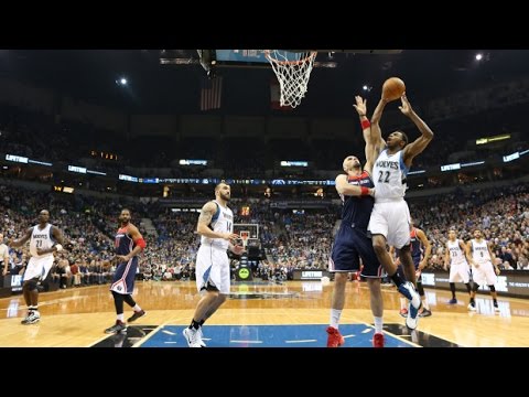 Andrew Wiggins Full Highlights vs Wizards  19 Points, Dunkfest! (2015/02/25)