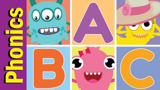 A B C Phonics Alphabet Chant for Children | English Pronunciation for Children | Fun Kids English