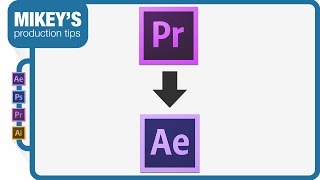 Quickly send a clip from Premiere pro to After Effects
