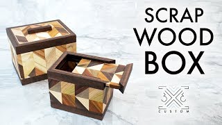 How to Make a Patterned Box with a Lid // Sliding Lid // Geometric Pattern // Beads of Courage Box