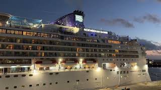 Departure cruise ship 🚢 NORWEGIAN DAWN + RENAISSANCE Ponta Delgada, Sao Miguel Azores 🇵🇹- 07.11.2025