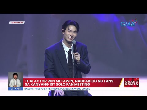 Thai actor Win Metawin, nagpakilig ng fans sa kanyang 1st solo fan meeting UB