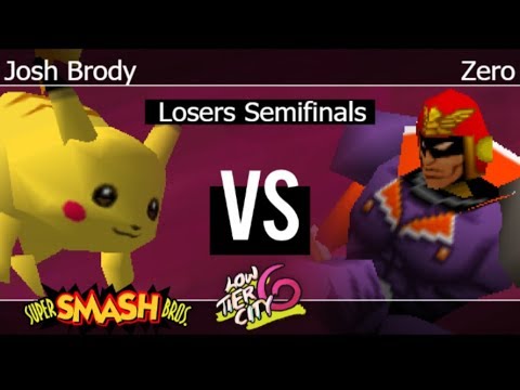 LTC 6 - FCK SPK | Josh Brody (Pikachu) vs Zero (C Falcon) Losers Semifinals - SSB64