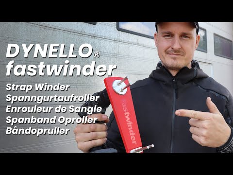 DYNELLO® fastwinder | Rolling up 35mm lashing strap | Strap winder