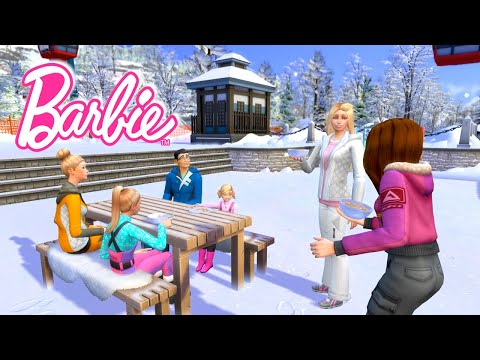 Sims 4 Barbie Family Winter Vacation - Snowy Escape Titi Plus