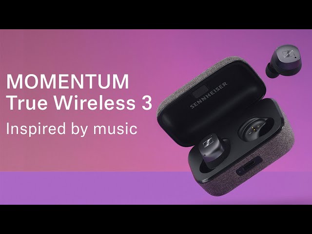Sennheiser MOMENTUM True Wireless 3 Auriculares Bluetooth con Cancelación de Ruido Grafito video