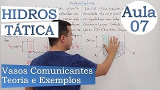 Hidrostática - Aula 07 (Vasos Comunicantes)
