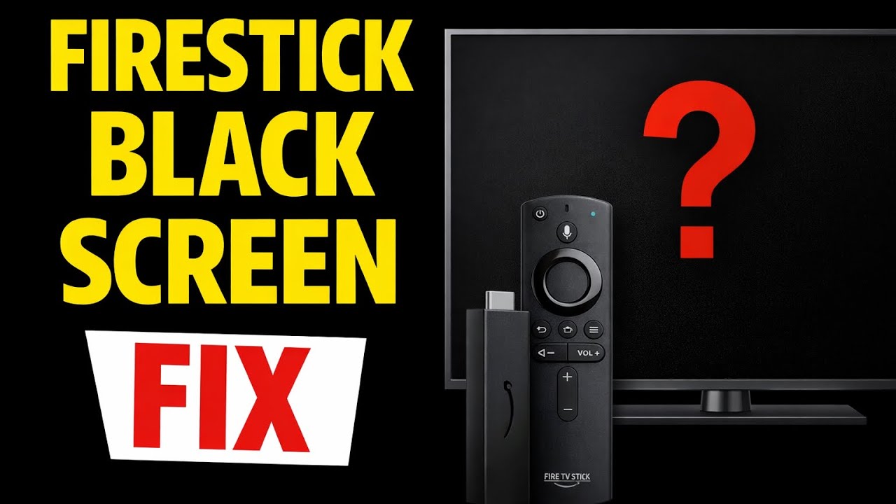 Firestick Black Screen? 5 Easy Fixes That Work!