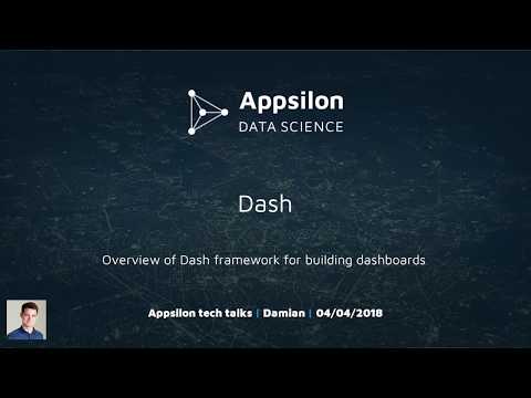 Overview of Python Dash Framework from Plotly for Building Dashboards