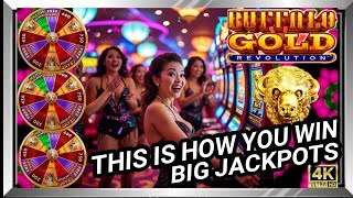 💵This is how you WIN HUGE JACKPOTS on BUFFALO REVOLUTION SLOT with $600 bet