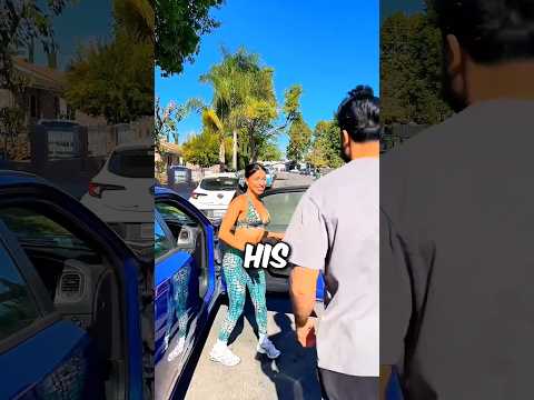 Arabayı Sevgilisine Verdi… Sonra Gördüğü Şey Şok Etti!😱🚗 #shorts #viralvideo #trending