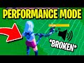 Why PERFORMANCE MODE Is BROKEN In Season 8 Best Fortnite Competitive Settings