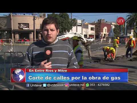 La obra de gas en la ciudad