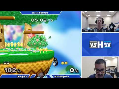 vsHsv Sep 23 - Unoriginal (Marth) vs WatchingTime (Peach) - SSBM
