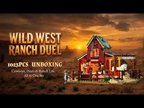 Vidéo Lumibricks The Old West 14017 : Duel au ranch Far West