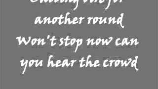 Eric Saade Winning Ground Lyrics on screen