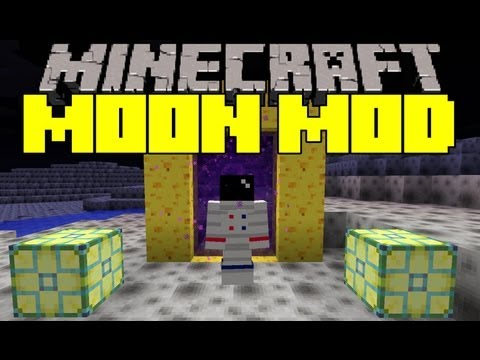 Minecraft Mod Showcase - Moon Mod - Mod Review