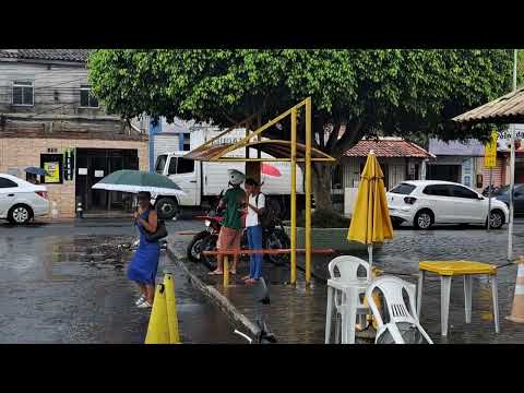 tempo chuvoso: bairro boa vista aruanha. (cidade catu Bahia).