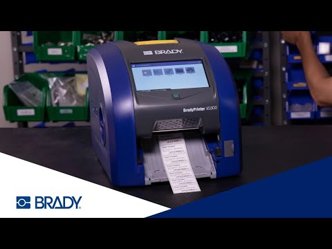 Промышленный принтер этикеток BRADY i5300 видео