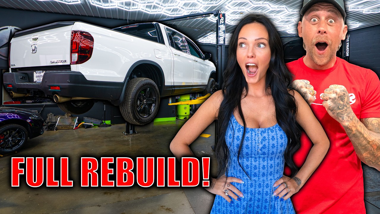 Roman Atwood: DAY 1 Of Ripping The New Truck Completely Apart! You Will Not Recognize The Ridgeline in 3 weeks!