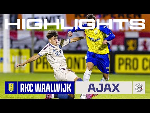 Highlights RKC Waalwijk - Jong Ajax | Kitchen Champion Division