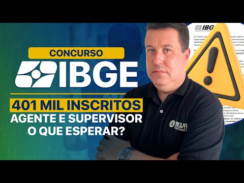 Concurso IBGE Temporário: Como Será a Concorrência? 🚨