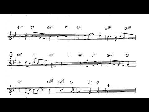 BACKING TRACK - XII. SWING-O-RAMA - Bob Mintzer 15 Easy etude - Bob Mintzer for Eb. Saxophone