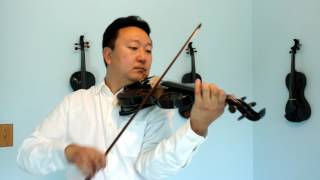 William Yun plays Bach Gigue on a carbon fiber violin