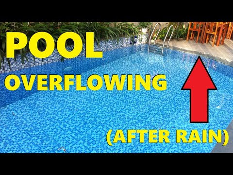 Pool Overflowing From Rain - What To Do?