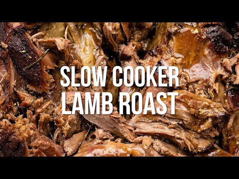 Slow Cooker Leg of Lamb | Supergolden Bakes