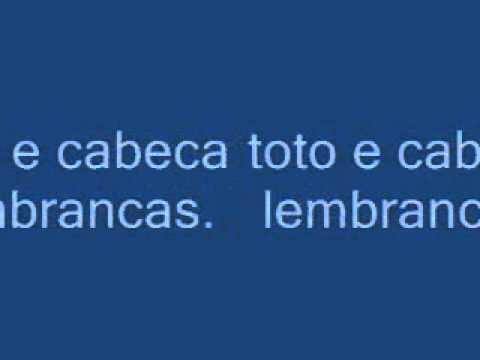 toto e cabeça lembrancas.