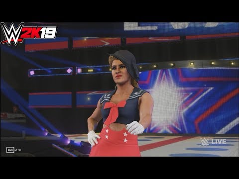 WWE 2K19  LACEY EVANS ENTRANCE, FINISHER, SIGNATURE & VICTORY MOTION
