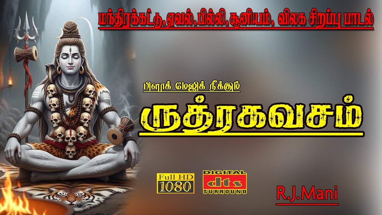 ருத்ர கவசம்: பிளாக் மேஜிக் நீக்கும்  |- #Devotional #album  Song 2025  | #sivan 